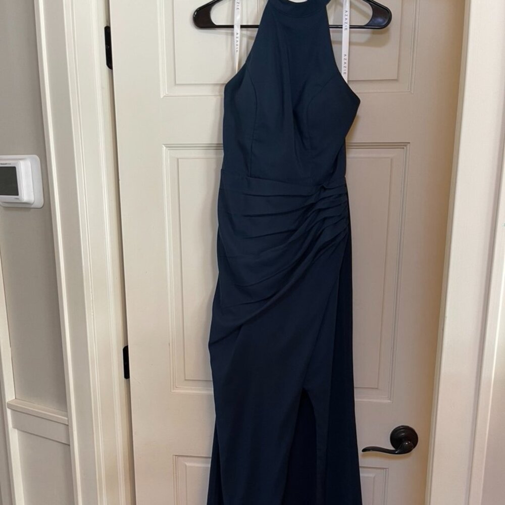 Azazie Dark Navy Bridesmaid Dress